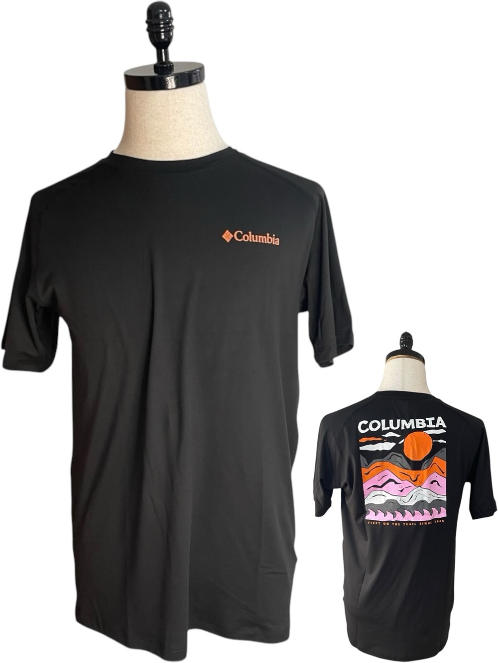 Columbia Back Graphic Omni-Wick Canyon T-Shirt Black
